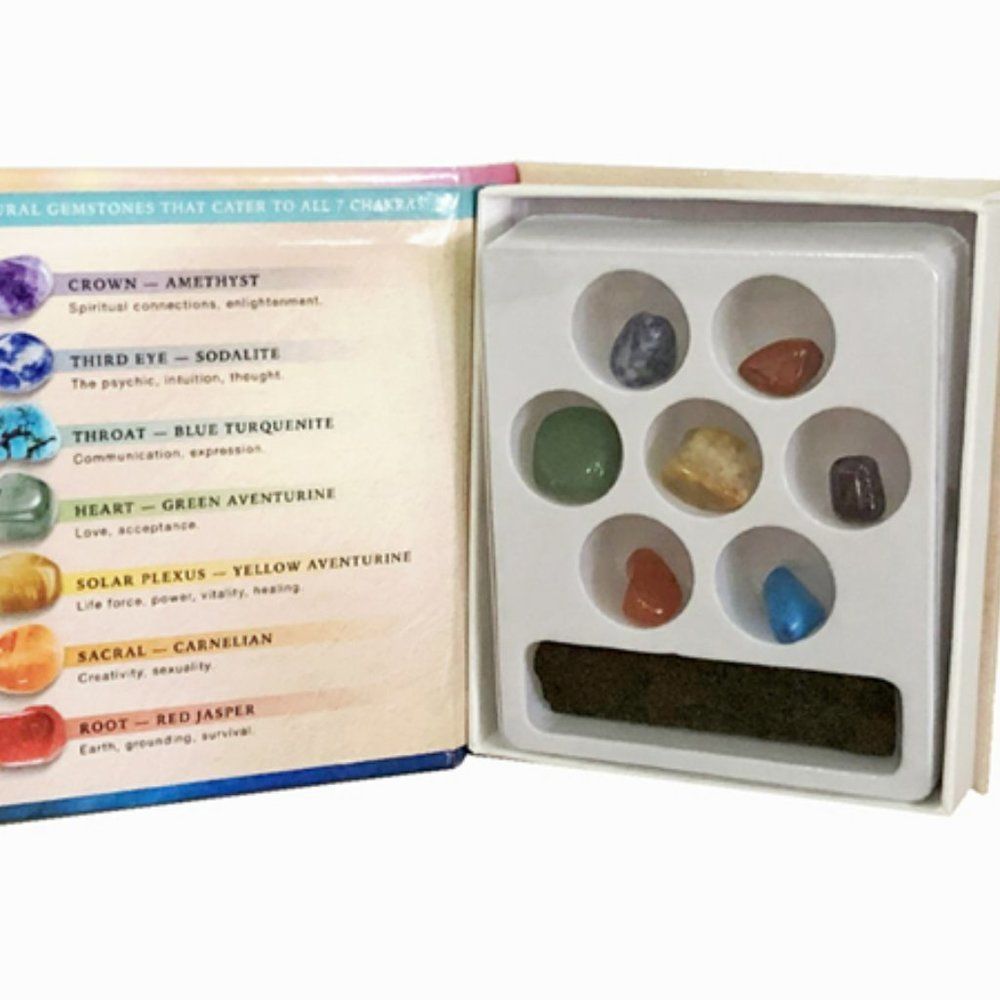 New Sacred Chakra Wellness Stone Kit - Picture 2 of 3